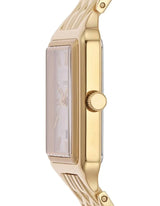 Fossil Raquel Three Hand Date White Dial Gold Steel Strap Watch For Women - ES5220 Buy Now By Fossil