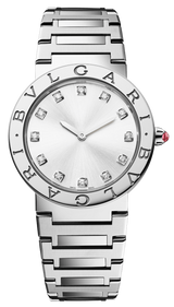 Bvlgari Bvlgari Bvlgari Lady Diamonds Silver Dial Silver Steel Strap Watch for Women - BVLGARI103696