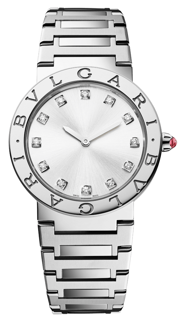 Bvlgari Bvlgari Bvlgari Lady Diamonds Silver Dial Silver Steel Strap Watch for Women - BVLGARI103696
