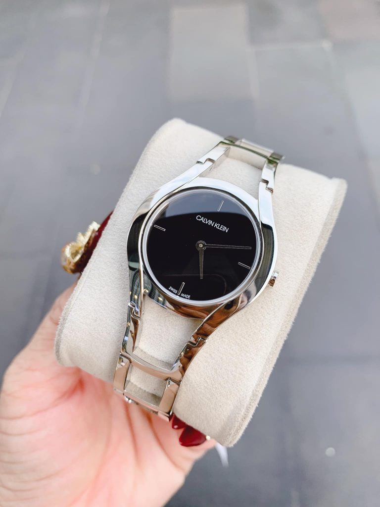 Calvin Klein Class Black Dial Silver Steel Strap Watch for Women - K6R23121 Buy Now By Calvin Klein