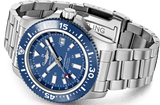Breitling Superocean 44mm Special Blue Dial Silver Steel Strap Watch for Men - Y17393161C1A1