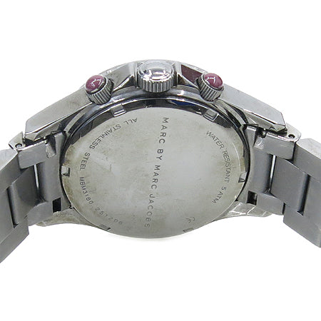 Marc Jacobs Rock Chronograph Gunmetal Grey Dial Grey Steel Strap Watch for Men - MBM3160 Buy Now By Marc Jacobs