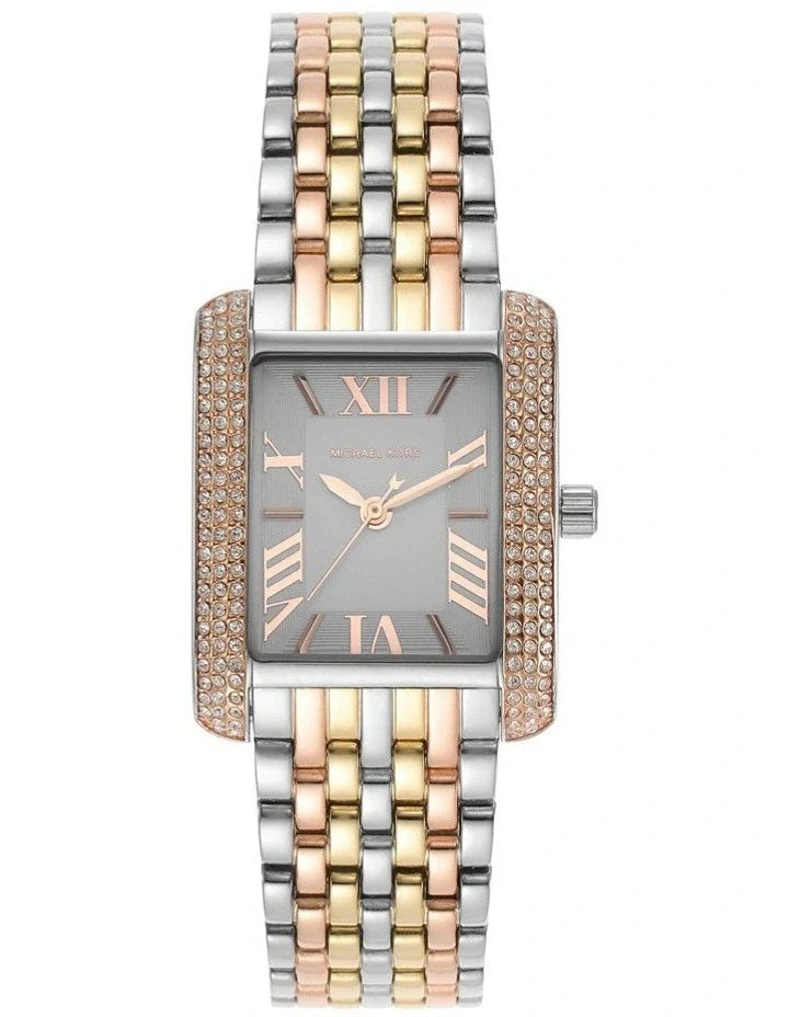 Michael Kors Emery Three-Hand White Dial Two Tone Steel Strap Watch for Women - MK4744 Buy Now By Michael Kors