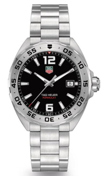 Shop Tag Heuer Formula 1 Quartz Black Dial Watch For Men - WAZ1112.BA0875 in USA