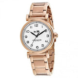 Coach Madison White Dial Rose Gold Steel Strap Watch for Women - 14502395 Buy Now By Coach