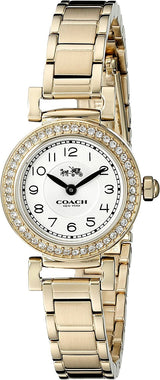 Coach Madison White Dial Gold Steel Strap Watch for Women - 14502403 Buy Now By Coach