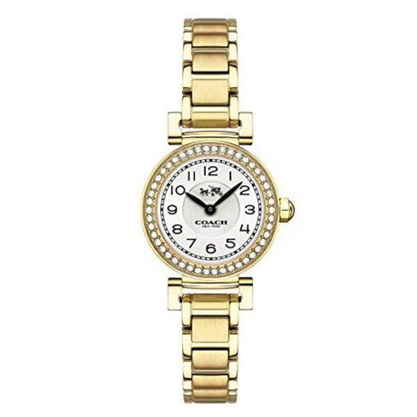 Coach Madison White Dial Gold Steel Strap Watch for Women - 14502403 Buy Now By Coach