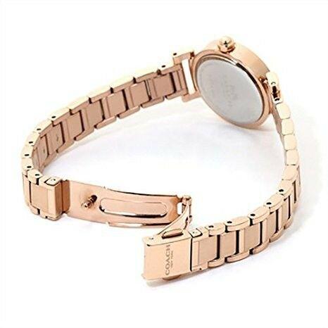 Coach Park Silver Dial Rose Gold Steel Strap Watch for Women - 14503735 Buy Now By Coach