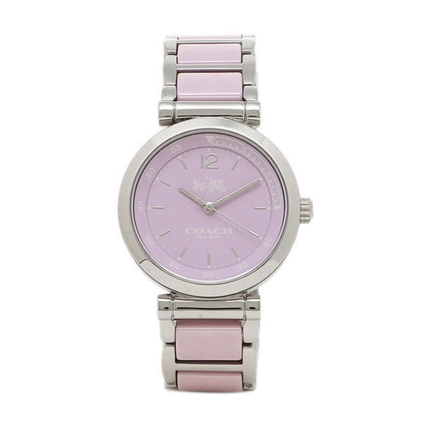 Coach Tristent Purple Dial Two Tone Steel Strap Watch for Women - 14502461 Buy Now By Coach