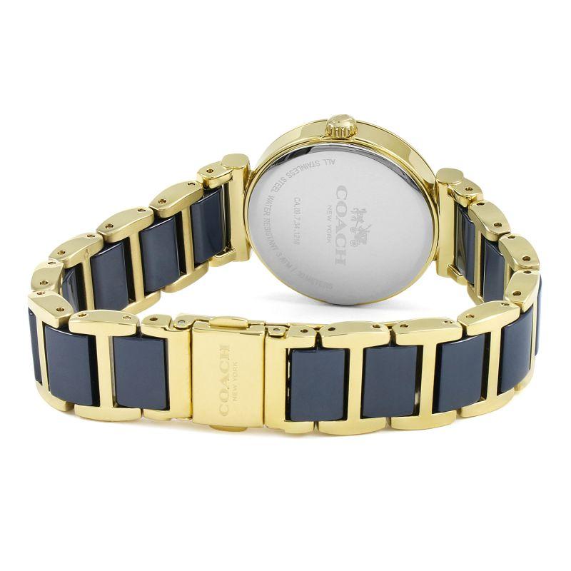 Coach Sport Ceramic Blue Dial Two Tone Steel Strap Watch for Women - 14502462 Buy Now By Coach