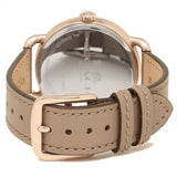 Coach Delancey Grey Dial Grey Leather Strap Watch For Women - 14502797 Buy Now By Coach