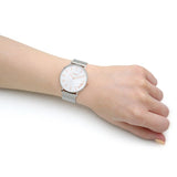 Coach Perry White Dial Silver Mesh Bracelet Watch for Women - 14503124 Buy Now By Coach
