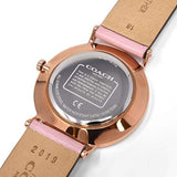Coach Perry Rose Gold Dial Pink Leather Strap Watch for Women - 14503332-C Buy Now By Coach