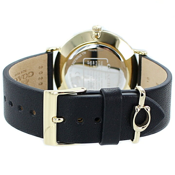 Coach Perry Black Dial Black Leather Strap Watch for Women - 14503333-C Buy Now By Coach