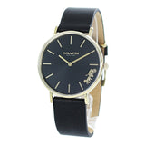 Coach Perry Black Dial Black Leather Strap Watch for Women - 14503333-C Buy Now By Coach