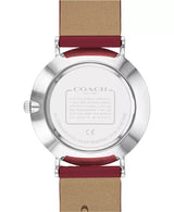 Coach Perry Coffee Brown Dial Red Leather Strap Watch for Women - 14503474 Buy Now By Coach