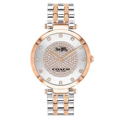 Coach Park Silver Dial Two Tone Steel Strap Watch for Women - 14503644 Buy Now By Coach