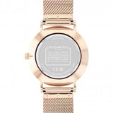 Coach Perry White Rose Gold Mesh Bracelet Watch for Women - 14503126