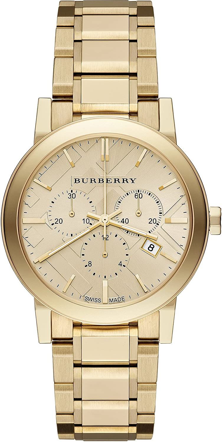 Burberry The City Gold Dial Gold Steel Strap Watch for Women - BU9753 Buy Now By Burberry