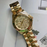Guess BFF Multifunction Gold Dial Gold Steel Strap Watch for Men - W0231L2 Buy Now By Guess