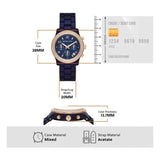 Michael Kors Runway Chronograph Blue Dial Blue Steel Strap Watch for Women - MK7423 Buy Now By Michael Kors