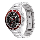 Coach Kent Black Dial Silver Steel Strap Watch for Men - 14602556 Buy Now By Coach