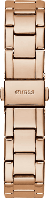 Guess Cosmic Chronograph Rose Gold Dial Rose Gold Steel Strap Watch for Women - GW0465L2 Buy Now By Guess