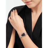 Bvlgari Serpenti Seduttori Diamonds Black Dial Two Tone Steel Strap Watch for Women - SERPENTI103450