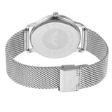 Emporio Armani Minimalist Quartz Blue Dial Silver Steel Strap Watch For Men - AR11571 Buy Now By Emporio Armani