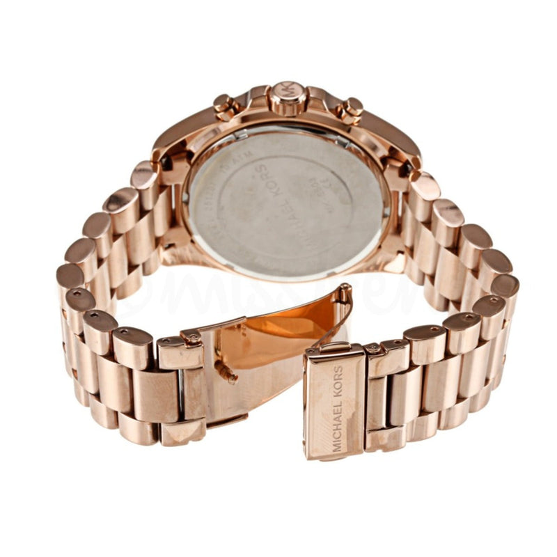 Michael Kors Bradshaw Rose Gold Dial Rose Gold Steel Strap Watch for Women - MK5503 Buy Now By Michael Kors