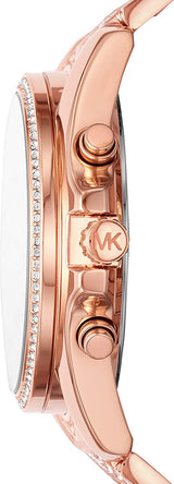 Michael Kors Whitney Chronograph Rose Gold Dial Rose Gold Steel Strap Watch For Women - MK6730 Buy Now By Michael Kors