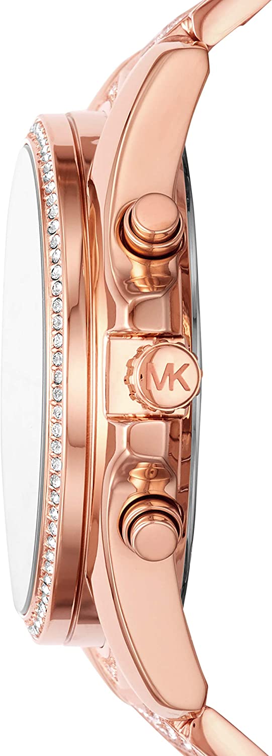 Michael Kors Whitney Chronograph Rose Gold Dial Rose Gold Steel Strap Watch For Women - MK6730 Buy Now By Michael Kors