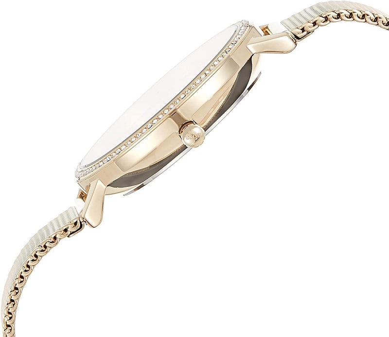Hugo Boss Infinity Gold Dial Gold Mesh Bracelet Watch for Women - 1502520 Buy Now By Hugo Boss