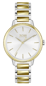 Hugo Boss Signature Silver Dial Two Tone Steel Strap Watch for Women - 1502568 Buy Now By Hugo Boss