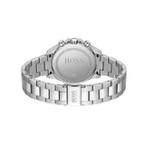 Hugo Boss Novia Chronograph Pink Dial Silver Steel Strap Watch for Women - 1502615