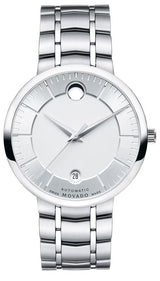 Movado 1881 Automatic Silver Dial Silver Steel Strap Watch for Men - 606915 Buy Now By Movado