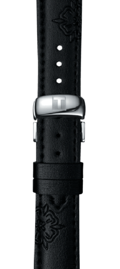 Tissot Dressport Chronograph Black Dial Black Leather Strap Watch for Women - T050.217.17.057.00 Buy Now By Tissot