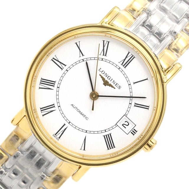 Longines Presence 25.5mm Automatic White Dial Two Tone Steel Strap Watch for Women - L4.321.2.11.7 Buy Now By Longines