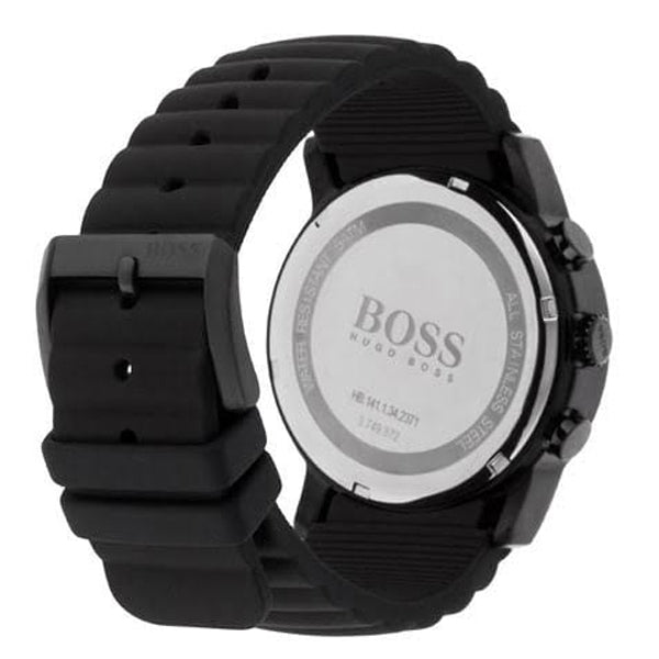 Hugo Boss Modern Black Dial Black Rubber Strap Watch for Men - 1512639 Buy Now By Hugo Boss