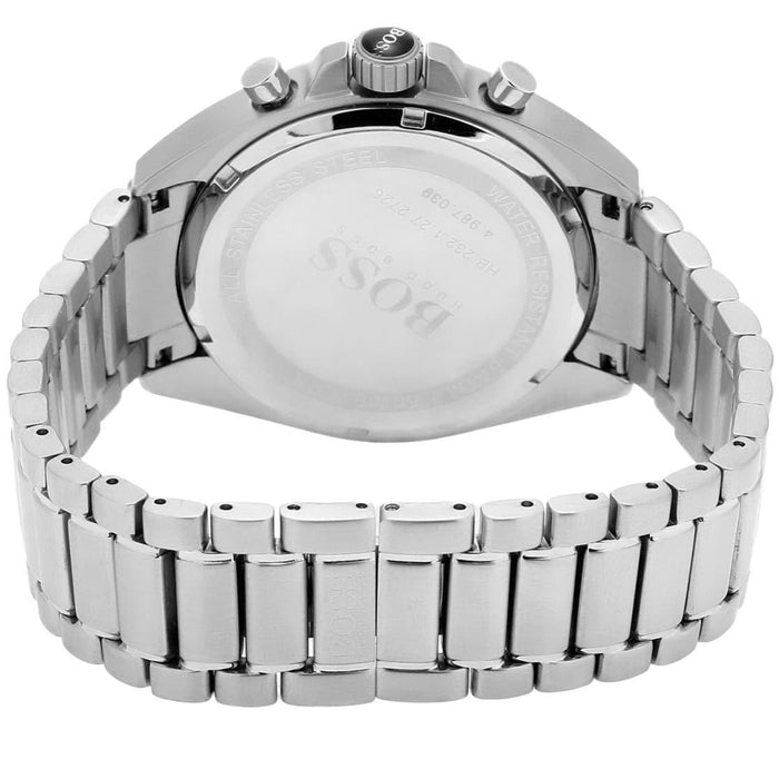 Hugo Boss Driver Black Dial Silver Steel Strap Watch for Men - 1512883 Buy Now By Hugo Boss