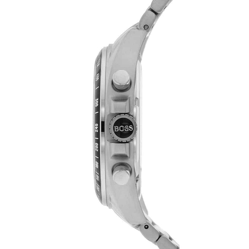 Hugo Boss Driver Chronograph Black Dial Silver Steel Strap Watch For Men - 1513080 Buy Now By Hugo Boss