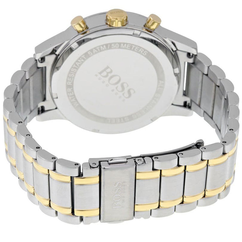 Hugo Boss Areoliner Chronograph White Dial Two Tone Steel Strap Watch for Men - 1513236 Buy Now By Hugo Boss