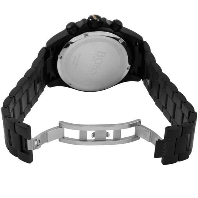 Hugo Boss Ikon Black Dial Black Steel Strap Watch for Men - 1513278 Buy Now By Hugo Boss