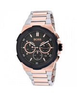 Hugo Boss Supernova Black Dial Two Tone Steel Strap Watch for Men - 1513358 Buy Now By Hugo Boss