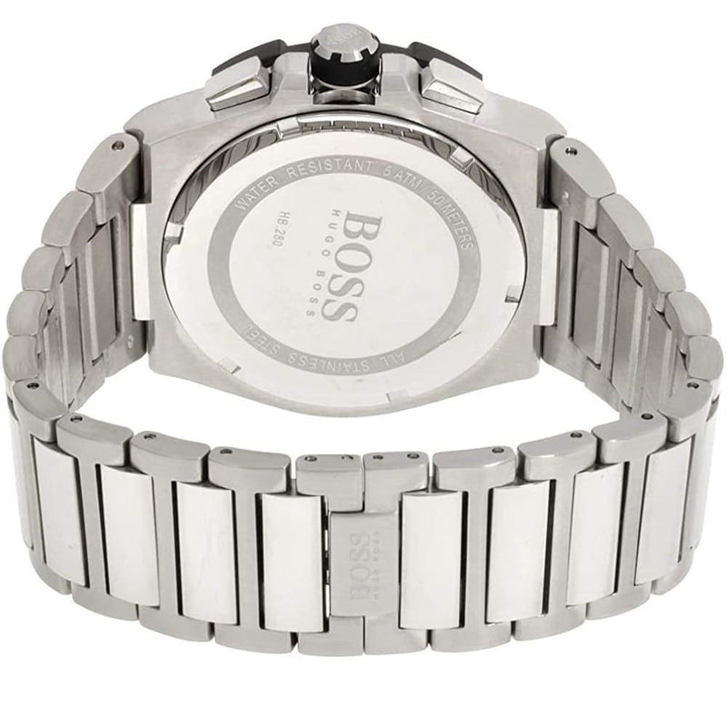 Hugo Boss Supernova Chronograph Black Dial Silver Steel Strap Watch for Men - 1513359 Buy Now By Hugo Boss