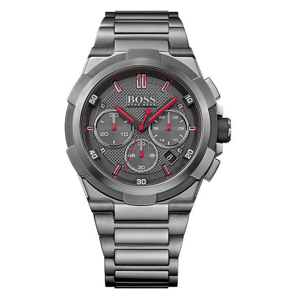 Shop Hugo Boss Supernova Grey Dial Grey Steel Strap Watch for Men - 1513361 in USA