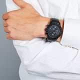 Hugo Boss Rafale Chronograph Black Dial Black Leather Strap Watch For Men - 1513389 Buy Now By Hugo Boss