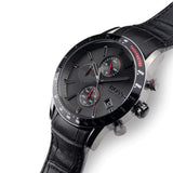 Hugo Boss Rafale Chronograph Grey Dial Black Leather Strap Watch For Men - HB1513445 Buy Now By Hugo Boss