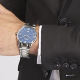 Hugo Boss Governer Blue Dial Silver Steel Strap Watch for Men - 1513487 Buy Now By Hugo Boss