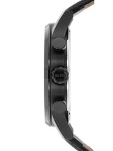 Hugo Boss Navigator Black Dial Black Leather Strap Watch for Men - 1513497 Buy Now By Hugo Boss